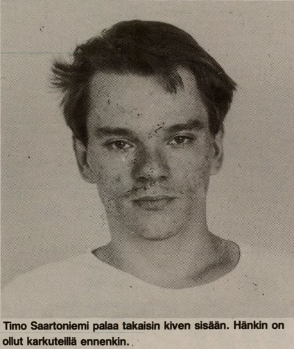 Kuva ja teksti Iltalehti 5.6.1990.