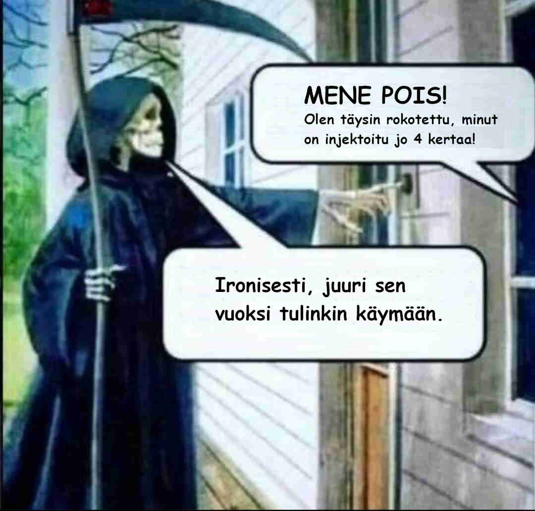 Koronan Todistajasta SADS-uhriksi.