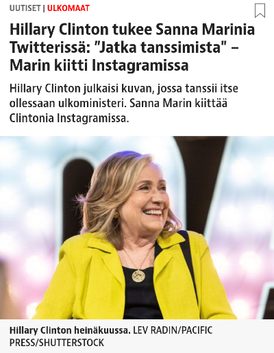 Minähän just sanoin että Sannalla on suhteet kunnossa rapakon taakse...jpg