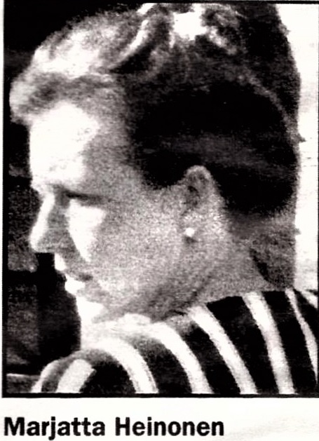 Kuva ja alla oleva tekstilainaus Alibi 12/1997.