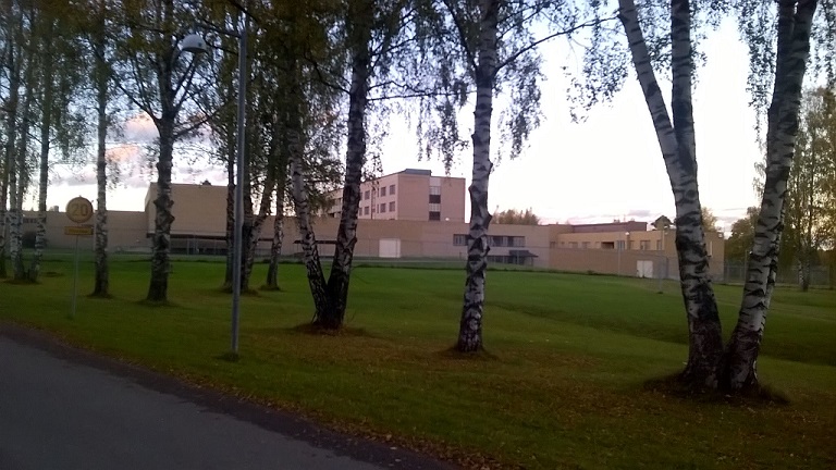 Hämeenlinnan vankila. Täällä Riina Mäkinen oli 25.8. - 30.9.2016. Kuva Faina Puustisen fb-sivuilta.