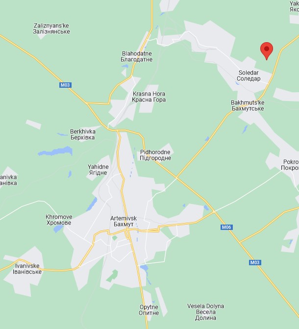 Wagnereita kuolee kuin kärpäsiä Bakhmutin lähellä - geolokaatio.jpg