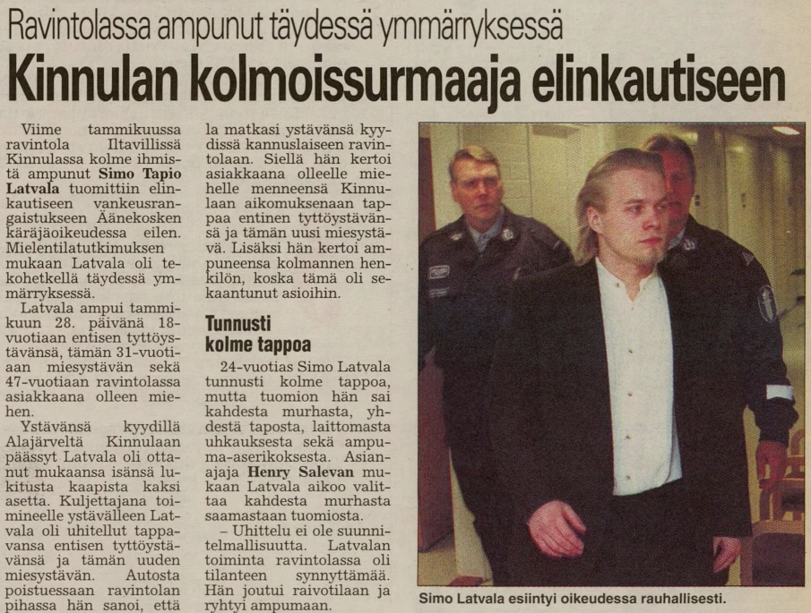 Iltalehti 21.12.2000.