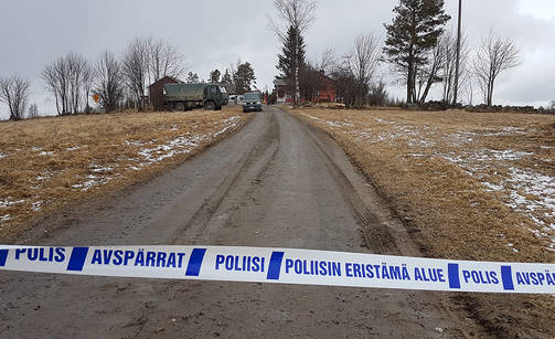 Hirvensalmen perhesurma tapahtui 24.4.2017. Kuva Kari Kauppinen.