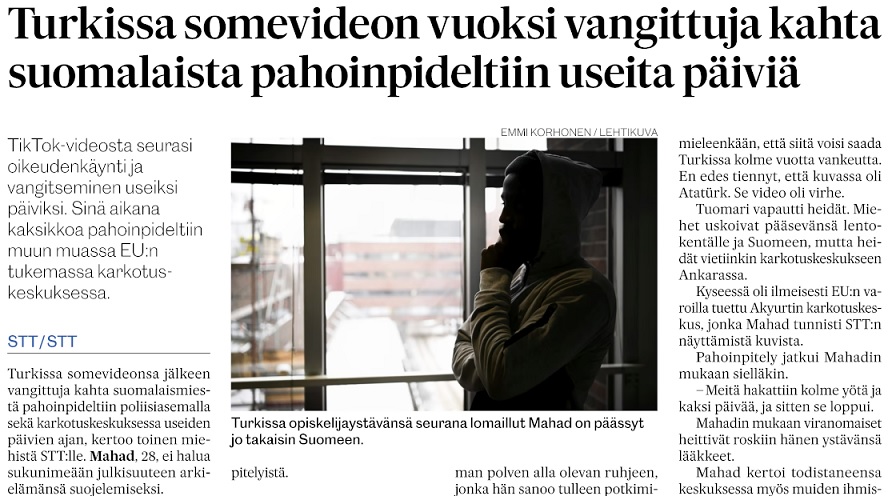 Etelä-Suomen Sanomat 14.12.2022.