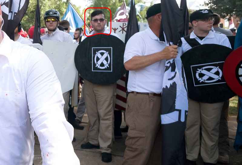 James Alex Fields Jr osallistui Unite The Right -miekkariin ennen autoiskua ja lienee vetänyt vesimelonin kärsäänsä siellä.jpg
