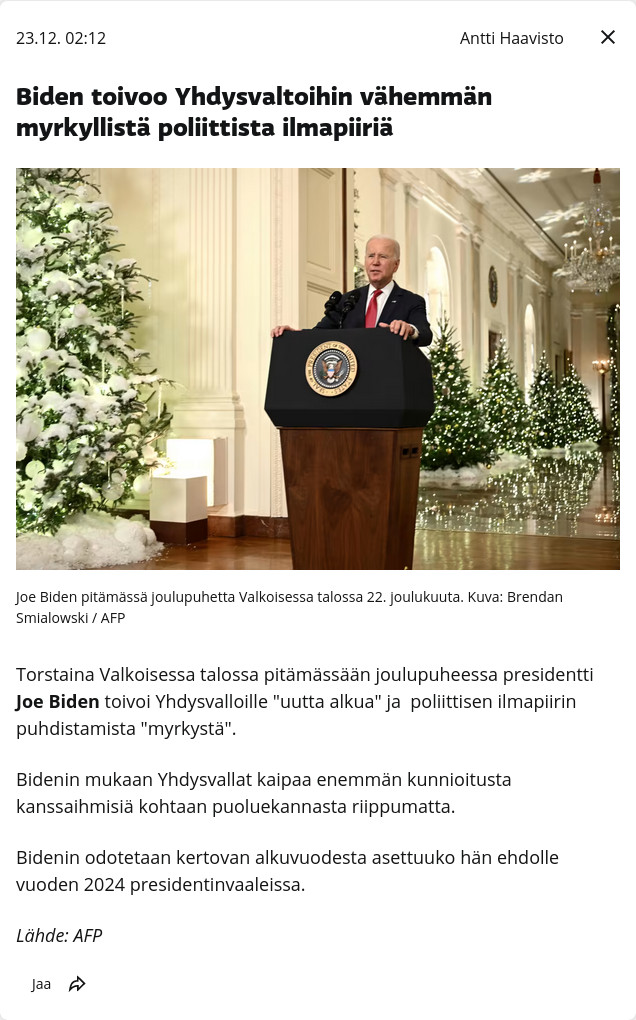Vai pitäisi vielä olla sovussa tuon kanssa