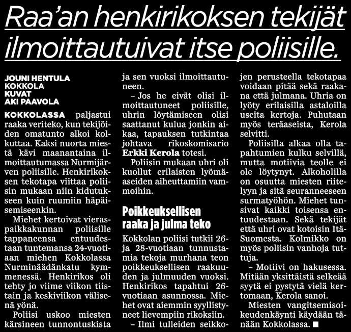 Iltalehti 17.11.2006.