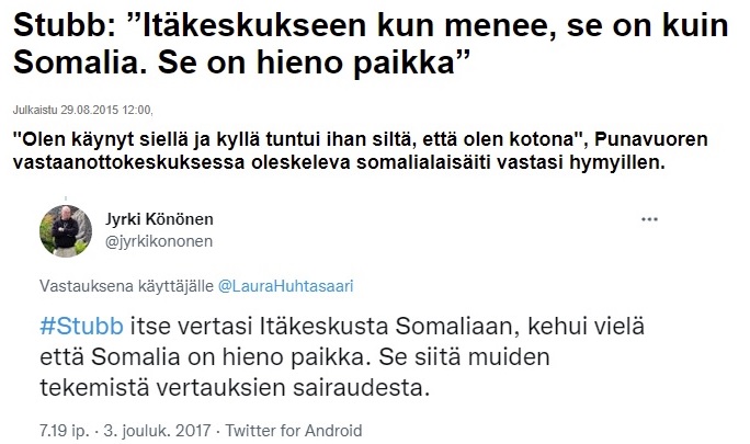 Sellaista kivaa puhetta.