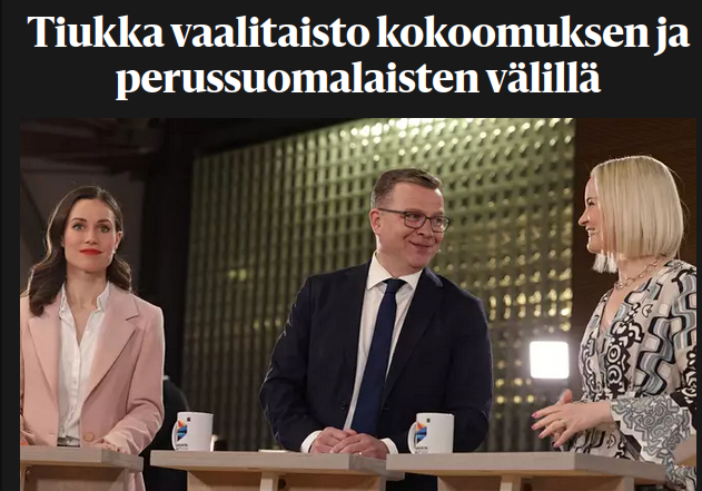 Sanna jäi nyt sivuun
