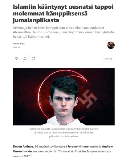 Musliminatsit eivät siedä jumalanpilkkaa!