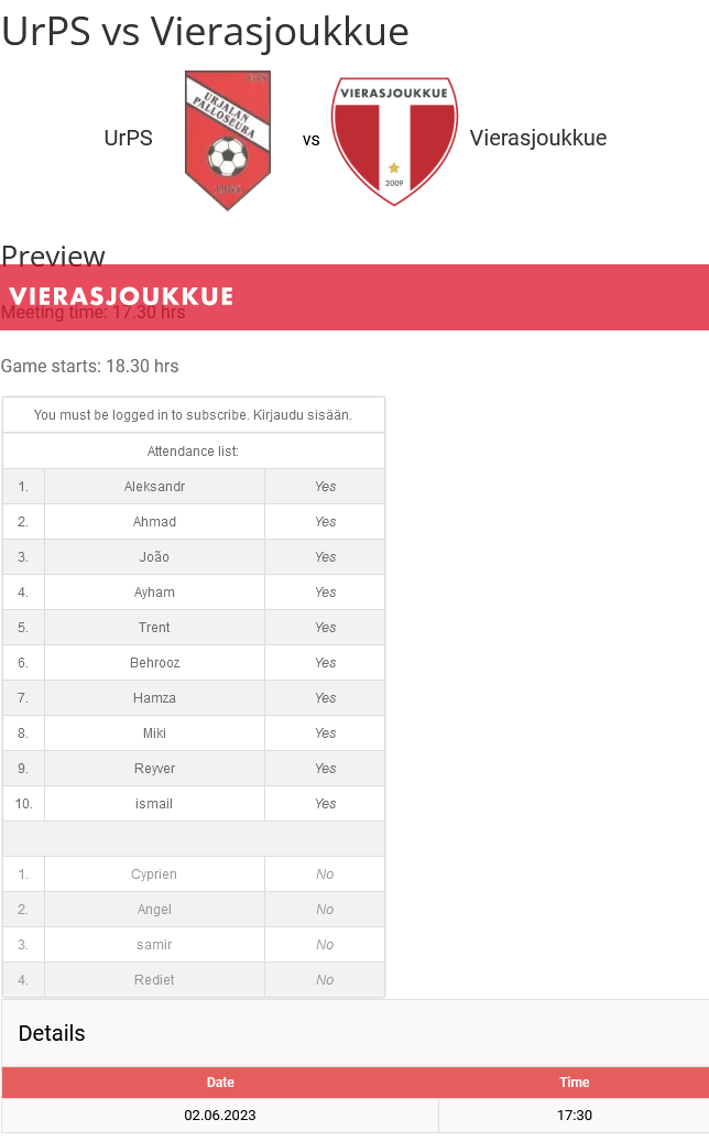 2.6.2023 UrPS vs Vierasjoukkue – Vierasjoukkue ry.png