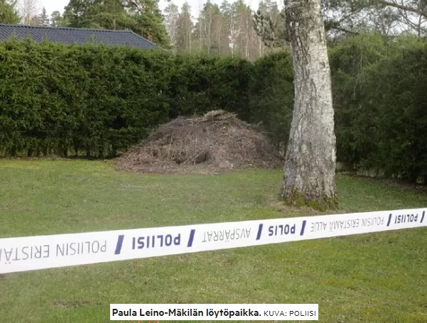 Pihan perältä. Sieltä ihan perältä. Sieltä löytyi ruumis.