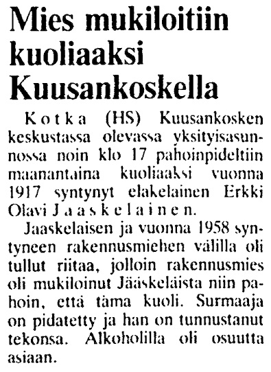 Helsingin Sanomat 30.6.1982.