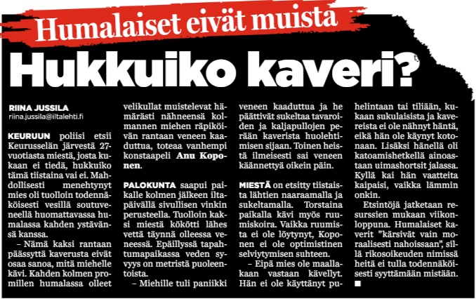 Iltalehti 8.7.2006.