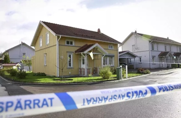 Västeråsissa ammuttiin viikonloppuna kohti poliisin asuntoa. (KUVA: PER GROTH / TT)
