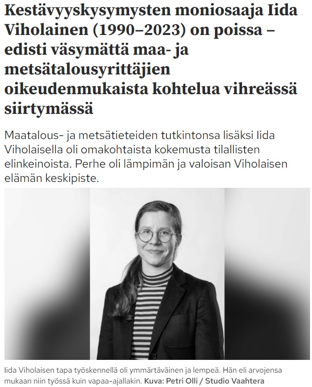 Maaseudun Tulevaisuus 26.6.2023.