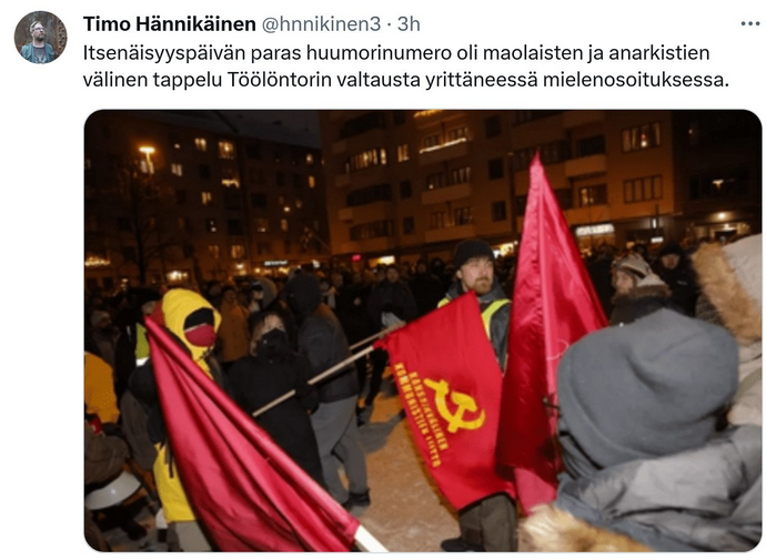 Anarkot tappelevat keskenään