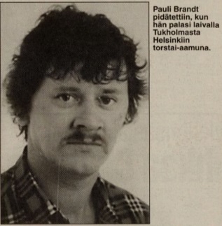 Kuva Poliisi, teksti Iltalehti 5.2.1993.