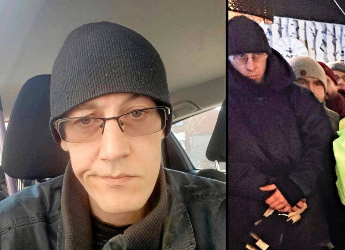 Hämmästyttävä kaksoisolento Loviisan Sanomien kuvassa sai mielikuvituksen lentoon. Vasemmalla kadonnut Matias Nygård ja toisessa kuvassa samannäköinen henkilö. Kuva Outi Paappanen.