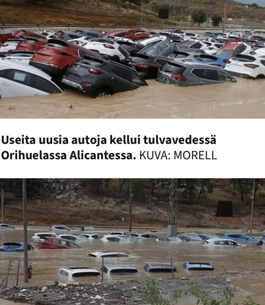 Muualla maailmalla sateet aiheuttaa tulvia yhtenään.