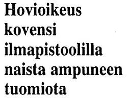 Helsingin Sanomat 26.11.1993.