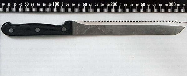 Leipäveitsen terästä taltioidusta tahranäytteestä todettiin Reinon DNA.jpg