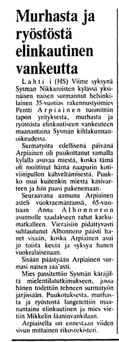 HS 02.08.1983 Anna Alhonnoro Pentti Arpiainen tuomio.jpg