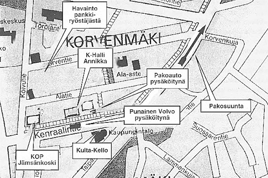 Jämsänkoski. Kartassa merkittynä tapaukseen liittyvien kohteiden sijainti.jpg