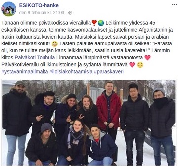 Esikoto-hankkeen sotalapsimiehet päiväkodissa.jpg