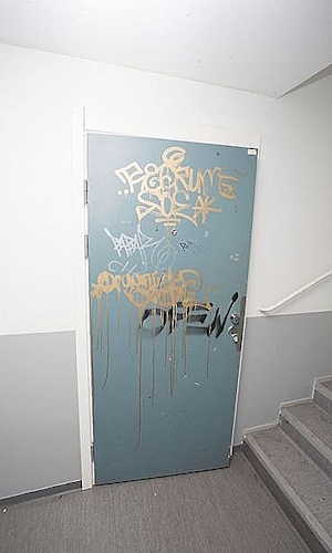 Tappo, tämän oven takana asunnossa.jpg