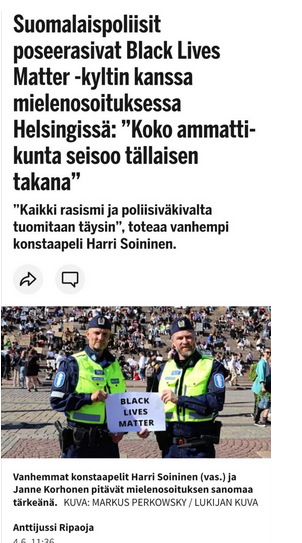 BLM poliisit