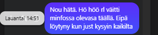 Sivukirjaston baaritiskillä Kosti raportoi