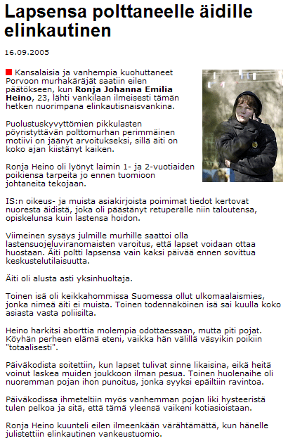 Iltalehti 16.9.2005