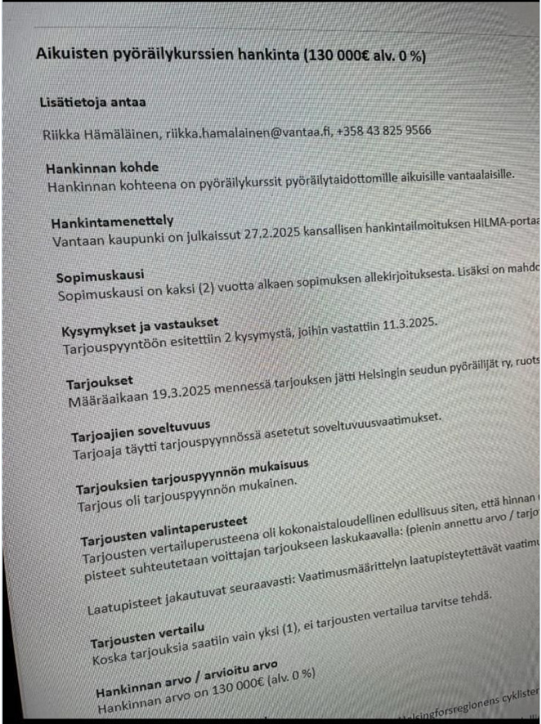 Päätös pyöräilykurssin hankinnasta. .jpg