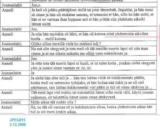 Tässä Auer, ei painostuskuuleminen