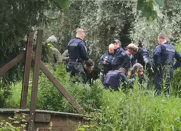 Poliisi otti ampumansa miehen kiinni.jpg