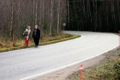 Havaintopaikka on Riihimäki-Lahti tieltä erkaneva tie kohti Ryttylää. HEIKKI HEINONEN