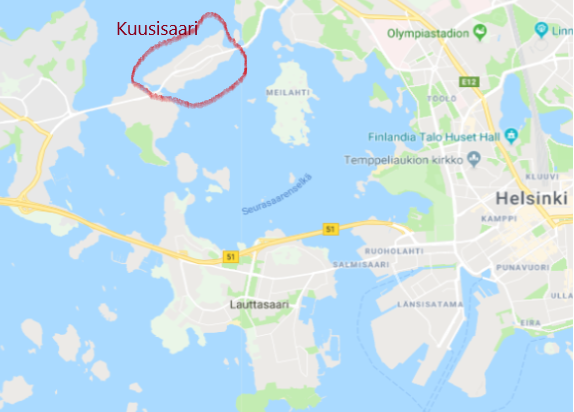 Lauttasaari ja Kuusisaari Helsingin kartalla.png