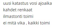 Teksti nettiauton ilmoituksesta.