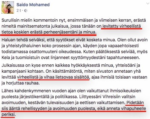 "Syytteet eivät koske minua". Koki olevansa lain yläpuolella?