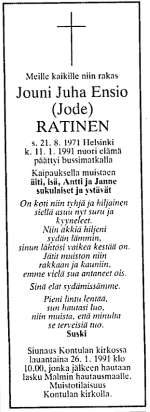 20.01.1991 Jouni Ratinen kuolinilmoitus.jpg