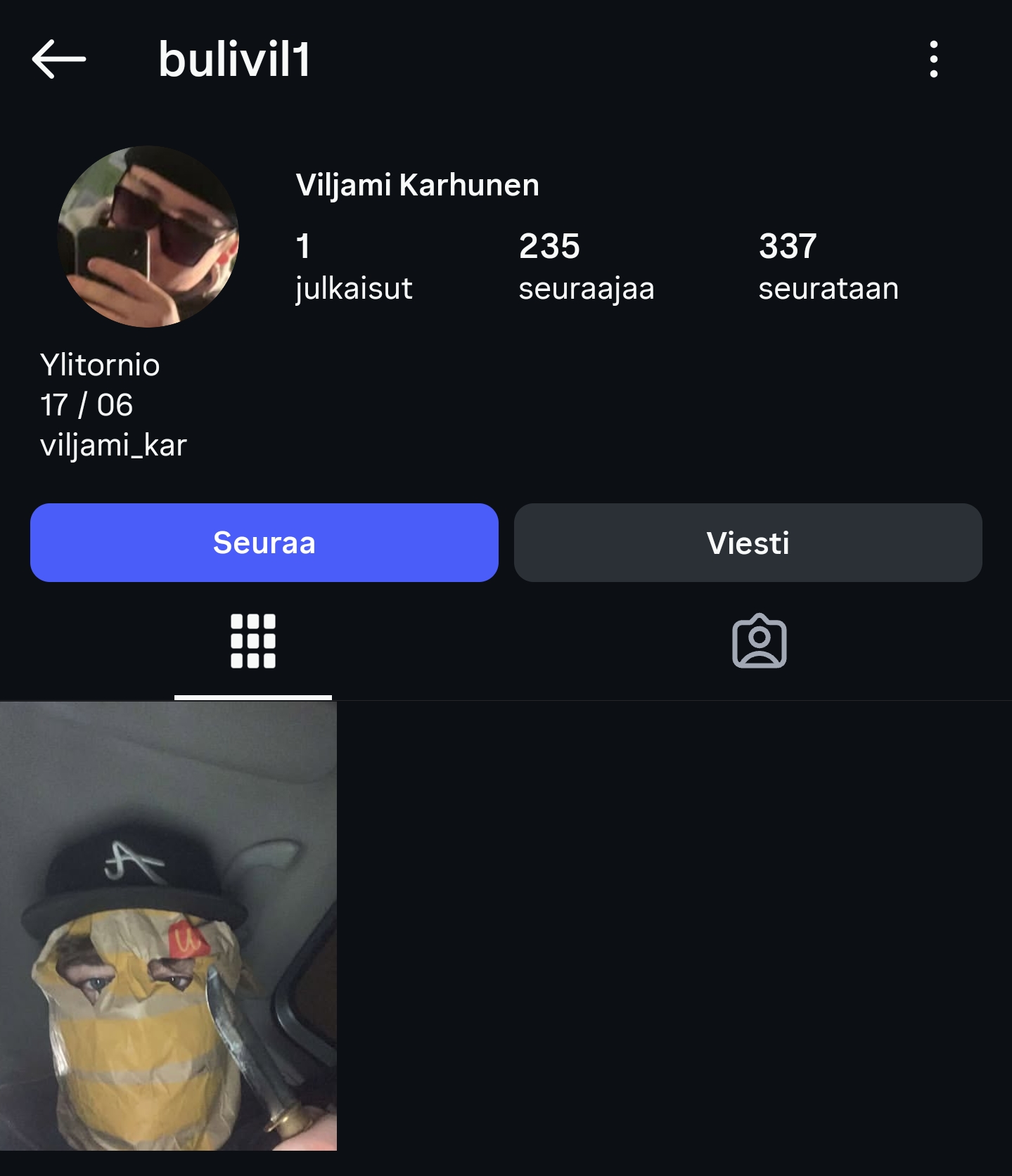 Varsinainen Viljami...