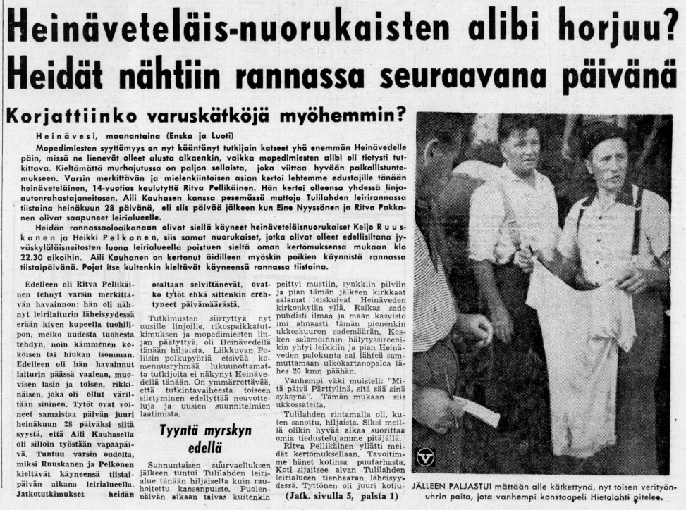 Vaasa 25.8.1959, Tuokkospojat rannassa.jpeg