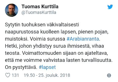 Lapsiasiainvaltuutettu pojitteli Arabienrannan uhria.png