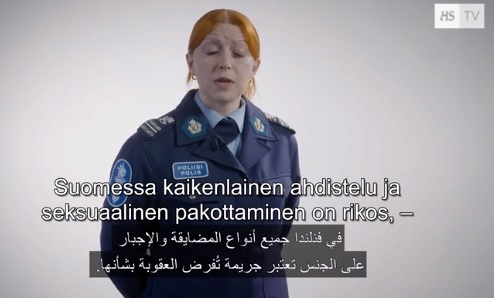 Kuvakaappaus videolta.