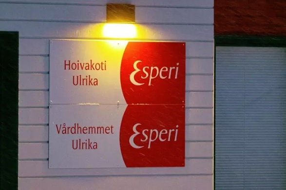 Esperin hoivakoti Ulrika Kristiinankaupungissa. Valvira määräsi Esperi Care -ketjun Ulrika-hoitokodin toiminnan keskeytettäväksi aiemmin tammikuussa. Taustalla ovat hoivakodissa ilmenneet useat vaaratilanteet. (KUVA: PETRI HAKOSALO / LEHTIKUVA)