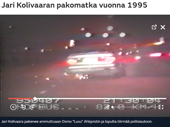 Lusu on ammuttu ja kotimatka Helsingin suuntaan sai ikävän käänteen kun poliisit aloittivat takaa-ajon. Tässä vaiheessa pysäytyksen syynä oli varastetulla autolla ajaminen. Henkirikosyhteys selvisi kuitenkin lähes samantien.