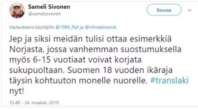 Sameli Sivonen kannattaa lasten sukupuolten ns. korjauksia.jpg