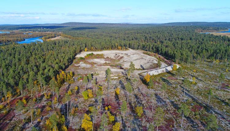 Viimeinen havainto Antista tehtiin kuvassa näkyvän hiekkakuopan lähettyviltä.